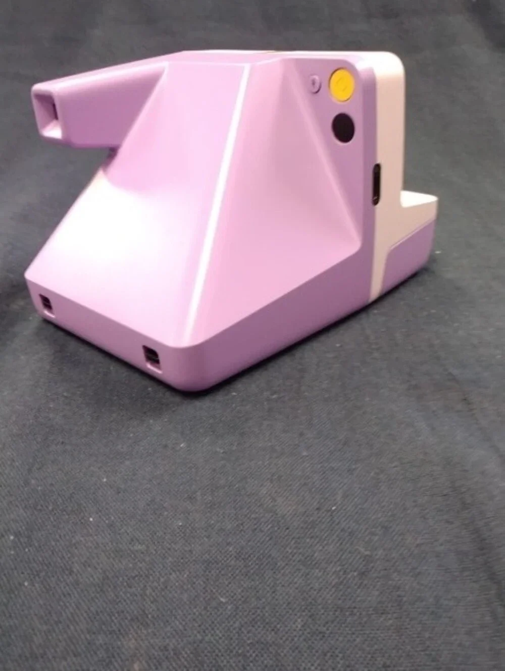 Polaroid Pastel Pink and Lavender Instant Camera with Rainbow Accent